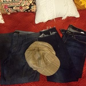 Size 8 and newsie hat bundle